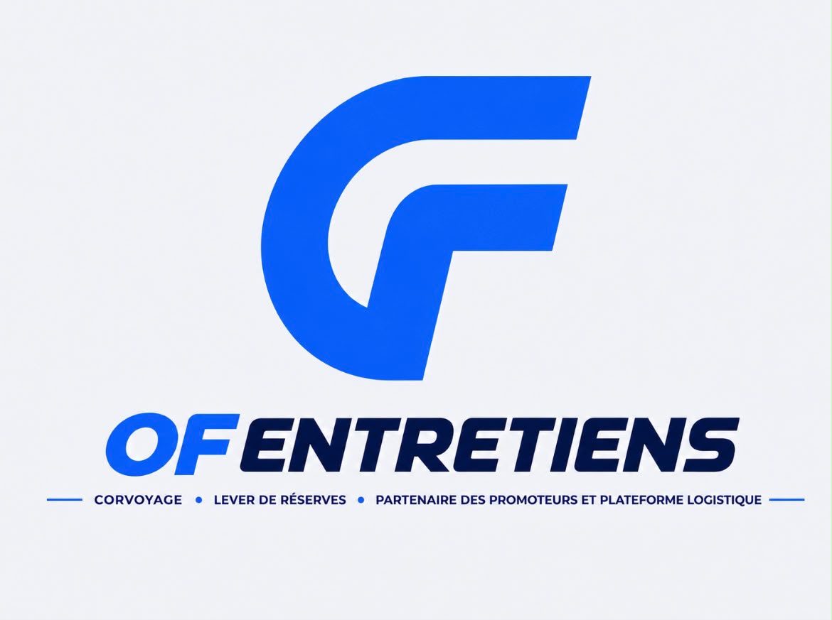 Logo OF ENTRETIENS — corvoyage, lever de réserves, partenaire des promoteurs et plateforme logistique